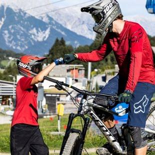 Wasserrutsche für die ganze Familie Bikepark Leogang Riders Playground
